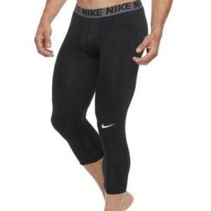 Black Nike DRI-FIT Dry Compression Layer Training Pants 904667-010 Size S NWT